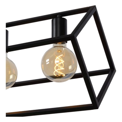 lafabryka.pl Lampa wisząca 6xE27 black FABIAN 00425/06/30 Lucide